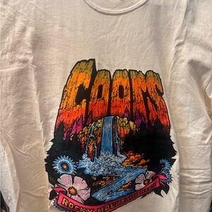 Comfort Colors White Tee with Bold Graphic